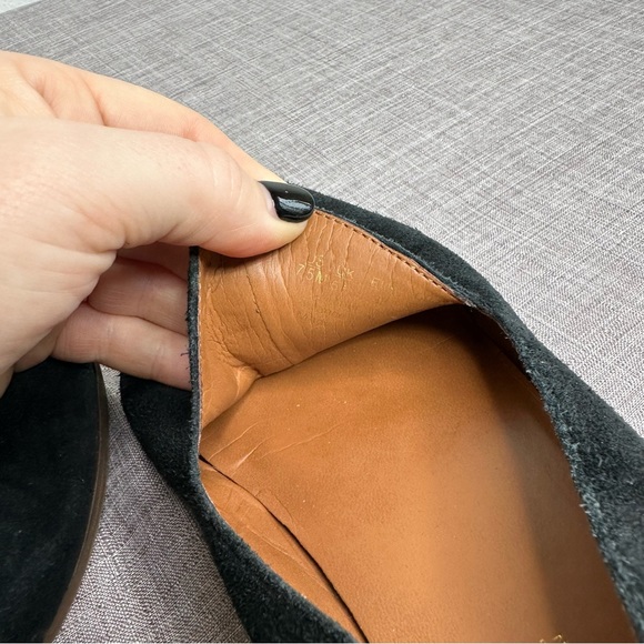 Franco Sarto Suede Leather Slip On Loafers - Picture 8 of 8